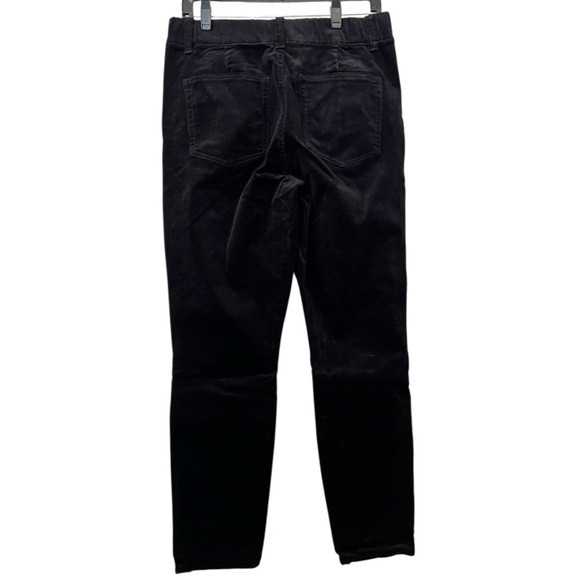 JUICY COUTURE Black Corduroy California Skinny Pull on pants NWT Size 12 - Picture 2 of 9